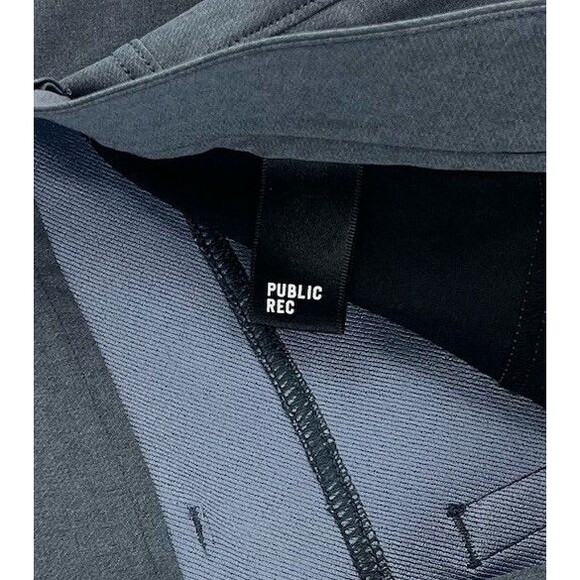 New Public Rec Workday Pants Mens 30x29 Gray Straight Leg Stretch Performance - Picture 9 of 10